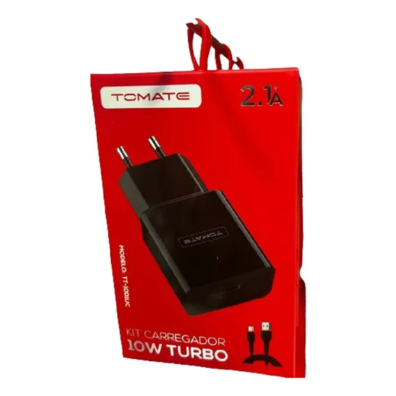 Kit Carregador 10w Tipo-c Rapido Tomate Tt-1001uc Foto 1