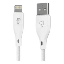 Kit Carregador de Parede USB-A + Cabo de Carregamento Lightning 1 m, ELG, KT810WC, 2.4A, 12W, BrancoAnĂșncio Foto mini 3