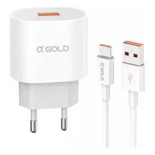 Kit Carregador E Cabo Usb-c Para iPhone Android 30w Turbo Cor Branco Foto mini 1
