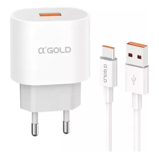 Kit Carregador E Cabo Usb-c Para iPhone Android 30w Turbo Cor Branco Foto 1