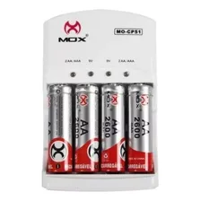 Kit Carregador Rápido Bivolt + 4 Pilhas Aa Aaa Recarregável Foto mini 4