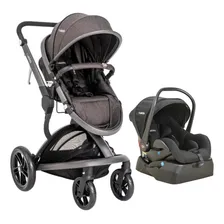 Kit Carrinho De Bebê Kiddo Quantum Com Bebê Conforto E Base Foto  mini 1