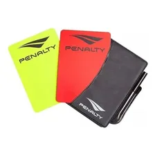 Kit Cartao Arbitro Penalty Com Caderneta - 2 Cores Foto mini 1
