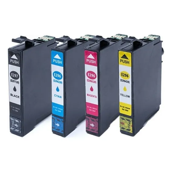 Kit Cartucho 4 Cores Compativel Para 296 Xp231 Xp241 Xp431 T297 T296 43 Foto 1