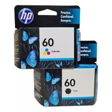 Kit Cartucho 60 Preto E 60 Color Hp F4280 F4580 C4780 D110a Foto mini 4