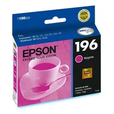 Kit Cartucho De Tinta Epson T196 Magenta/preto (eps01) Foto mini 2
