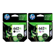 Kit Cartucho Hp 662xl Colorido + Preto Foto mini 1