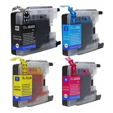 Kit Cartucho Tinta Para Mfc-j6510dw Mfc-j6710dw Mfc-j6910dw Tinta Preto - Ciano - Magenta - Amarelo Foto  mini 1