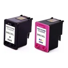 Kit Cartuchos 901xl Preto+colorido J4540 J4550 J4580 J4660 Foto mini 1