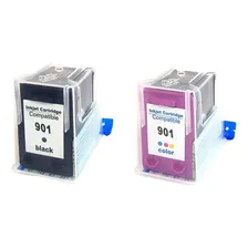 Kit Cartuchos 901xl Preto+colorido J4540 J4550 J4580 J4660 Foto mini 2