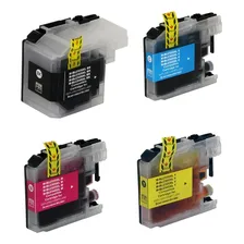 Kit Cartuchos CompatÃvel Com Lc-509 Lc-505 Dcp-j105 4 Cores Foto mini 1
