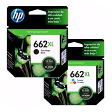 Kit Cartuchos Hp 662xl Preto + Color 3516 3546 4646 Foto mini 1