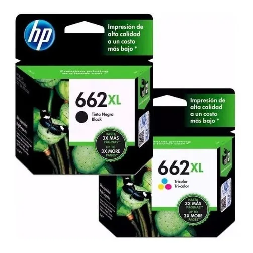 Kit Cartuchos Hp 662xl Preto + Color 3516 3546 4646 Foto 1