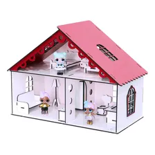 Kit Casa Boneca 20 Moveis Lol E Polly Lily Rubrum - Darama Foto mini 1