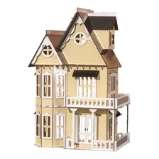 Kit Casa Boneca Móveis Para Decoração Emily Crem A+b Darama Foto  mini 1