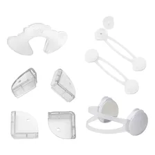Kit Casa Segura Bebê Tomada Porta Quina 30 Peças Lolly Cor Branco Foto  mini 1