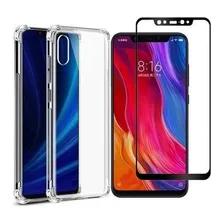 Kit Case Capa Anti Impacto Para Xiaomi Mi 8 + Pelicula Cor Transparente Foto  mini 1