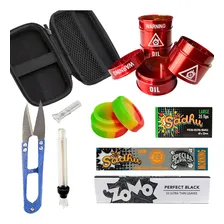 Kit Case Seda De Vidro Dichavador Metal Óleo Tambor Sedas Foto mini 3