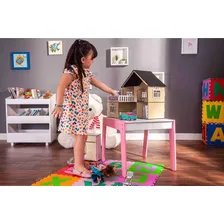 Kit Casinha Bonecas + 21 M贸veis Polly July Crem - Darama Foto mini 2