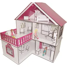 Kit Casinha Bonecas + 21 M贸veis Polly July Sonhos - Darama Foto mini 1