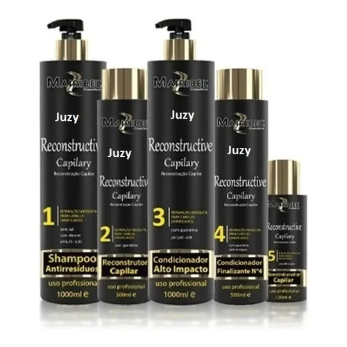 Kit Cauterização Capilar Profissional 5 Produtos Mairibel Foto 1