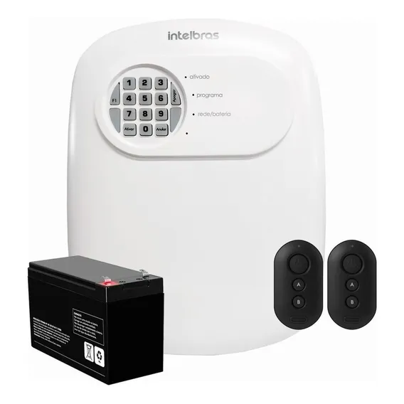 Kit Central Alarme Intelbras Anm 24 Net + Bateria 12v Foto 1