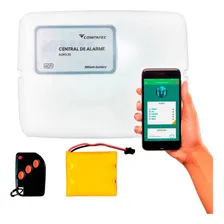Kit Central De Alarme Wifi 12 Sensores S/fio Completo + App Cor Branco Foto mini 2