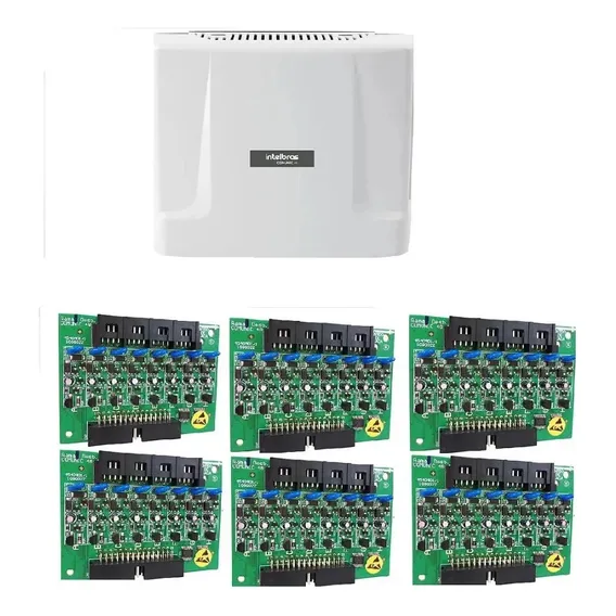 Kit Central Interfonia Condominial Para 48 Ramais Intelbras Foto 1