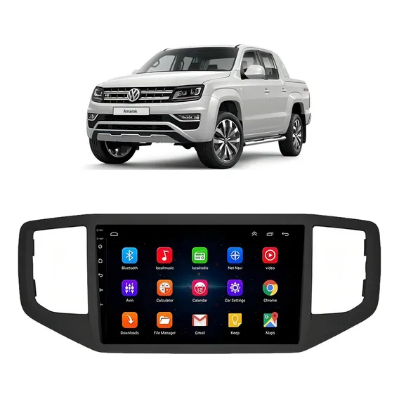 Kit Central Multimídia Android Amarok 2017 2018 2019 2020 Foto 1