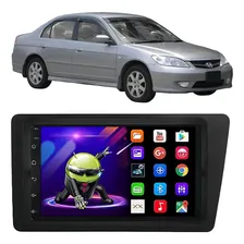 Kit Central Multimídia Android Civic 2001 2002 2003 2004 Foto  mini 1