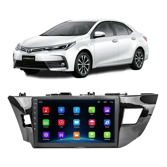 Kit Central Multimídia Android Corolla 2015 2016 2017 9 Foto 1
