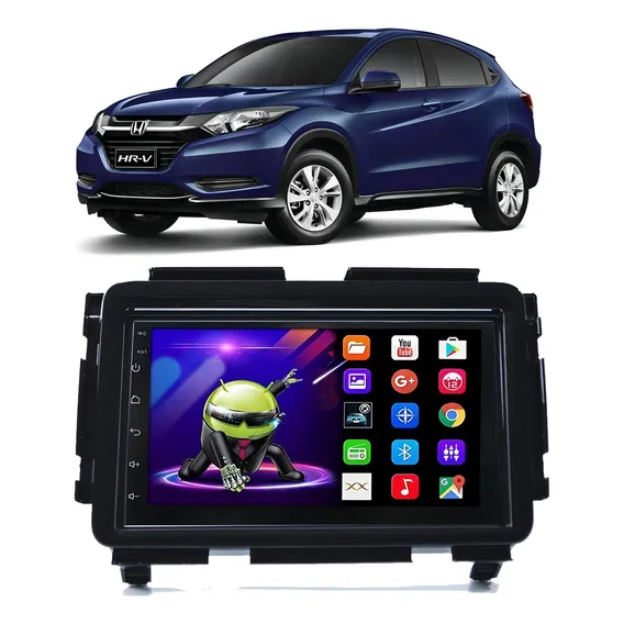 Kit Central MultimÃdia Android Hrv 2015 2016 2017 2018 2019 Foto 1