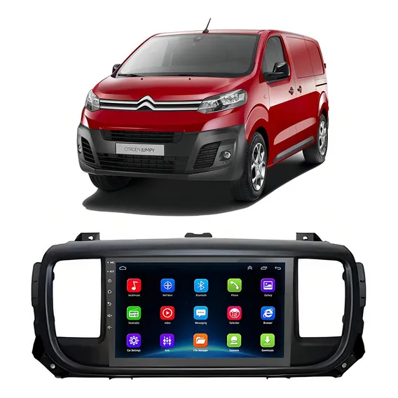 Kit Central Multimídia Android Jumpy Expert 2018 2019 2020 Foto 1