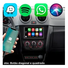 Kit Central Multimidia Carplay Saveiro Gol G5 Espelhamento Cor Preto Foto mini  2