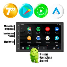 Kit Central Multimidia Carplay Saveiro Gol G5 Espelhamento Cor Preto Foto mini  3