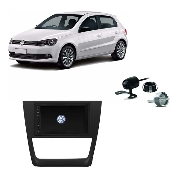 Kit Central Multimídia Gol G6 Mp5 / Mp8 + Moldura + Câmera Foto 1
