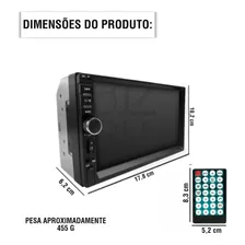 Kit Central Multimidia Mp5 Bluetooth Usb Espelha+ CĂąmera RĂ© Foto mini 2