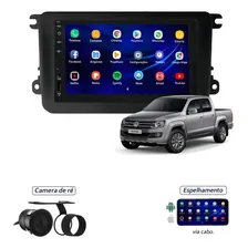 Kit Central Multimidia Mp5 Mp8 Amarok + Moldura + Camera + Espelhamento Android E Ios Foto  mini 1