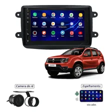 Kit Central Multimidia Mp5 Mp8 Duster Moldura Câmera Esp Ios Foto  mini 1