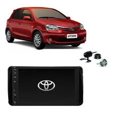 Kit Central Multimidia Mp5 / Mp8 Etios + Moldura + Espelhamento Android E Ios Foto  mini 1