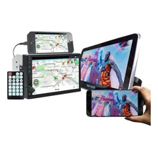 Kit Central Multimídia Universal 2din Monitor Encosto 8 Pol Foto mini 1