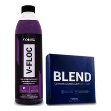 Kit Cera Blend Carnauba Silica + V-floc 500ml Vonixx Foto mini 1