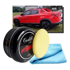 Kit Cera Cleaner Wax Cadillac 150g Brilho + Aplicador + Pano Foto  mini 1