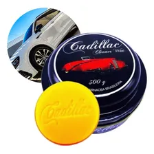 Kit Cera Cleaner Wax Cadillac 150g Brilho + Aplicador + Pano Foto mini 4