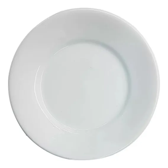 Kit Cerâmica Branco 20 Pratos Sobremesas Foto 1