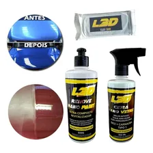 Kit Ceras Premium L3d + Barra Descontaminadora Automotivo Foto  mini 1