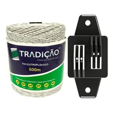 Kit Cerca Eletrica - Isolador W E 500 M Fio Eletroplastico Foto mini 1