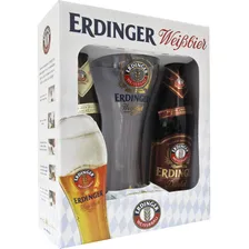 Kit Cerveja Alemã Erdinger Garrafa 500ml Foto mini  2