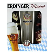 Kit Cerveja Alemã Erdinger Garrafa 500ml Foto  mini 1
