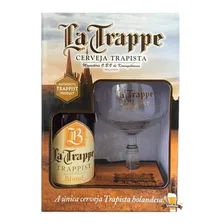 Kit cerveja la trappe blond 750ml e taça original 250mL Foto mini 4